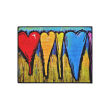 Load image into Gallery viewer, Hearts in a Row Heavy Duty Floor Mat