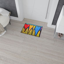 Load image into Gallery viewer, Hearts in a Row Heavy Duty Floor Mat