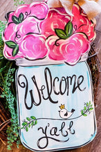 Load image into Gallery viewer, TUESDAY AUGUST 20 MASON JAR Front Door Hanger Class