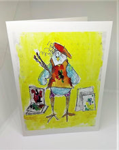 Load image into Gallery viewer, Artist Chick and New Beginnings Just Us Chicks Greeting Card