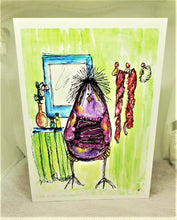 Load image into Gallery viewer, Celeste and the Hair Straightener Greeting Card