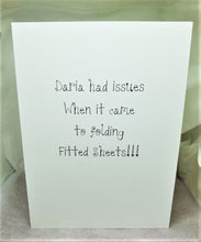 Load image into Gallery viewer, Fitted Sheets Greeting Card