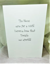 Load image into Gallery viewer, The Nieces Arrive! Greeting Card