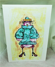 Load image into Gallery viewer, Winter Fashionista Greeting Card