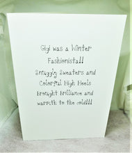 Load image into Gallery viewer, Winter Fashionista Greeting Card