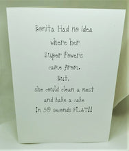 Load image into Gallery viewer, Bonita can CLEAN!! Greeting Card