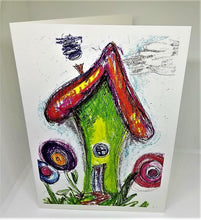Load image into Gallery viewer, Little Elf House Greeting Card