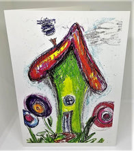 Load image into Gallery viewer, Little Elf House Greeting Card