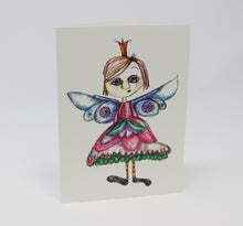Load image into Gallery viewer, Little Princess with a Crown and Wings Greeting Card