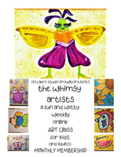 Load image into Gallery viewer, Ms Lake's Studio Classes & Arts and Crafts FOUNDERS Club