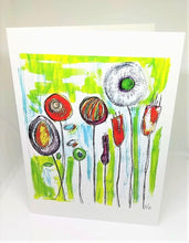 Load image into Gallery viewer, Brilliant Round Flowers Greeting Card