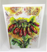 Load image into Gallery viewer, Brilliant Red Daisy Greeting Card