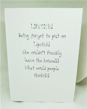 Load image into Gallery viewer, LIPSTICK! Greeting Card