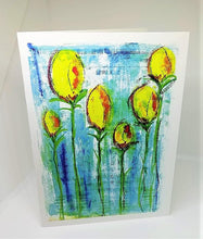 Load image into Gallery viewer, Yellow Buds Watercolor Beauty Greeting Card