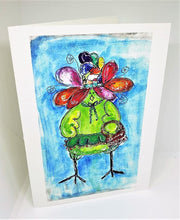 Load image into Gallery viewer, Zelda and Her Bad Hair Day Just Us Chicks Greeting Card