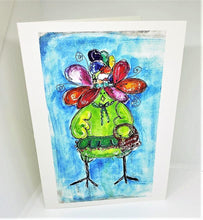 Load image into Gallery viewer, Zelda and Her Bad Hair Day Just Us Chicks Greeting Card