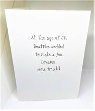 Load image into Gallery viewer, Beatrice Makes Her Dreams Come True Greeting Card