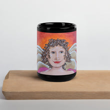 Load image into Gallery viewer, MY SWEET ANGEL Black Glossy Mug