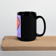 Load image into Gallery viewer, OH MY HEART Black Glossy Mug