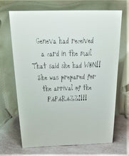 Load image into Gallery viewer, The Paparazzi!!! Greeting Card