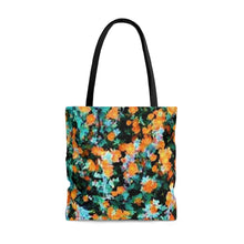 Load image into Gallery viewer, Daniel Gaddis Western Collection Turquoise and Orange Tote Bag (AOP)