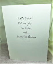 Load image into Gallery viewer, Put on Your Red Shoes and Dance Greeting Card