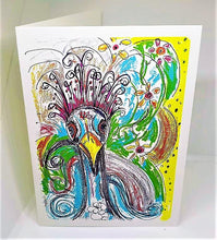 Load image into Gallery viewer, PEACOCK PERFECTION Greeting Card