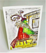 Load image into Gallery viewer, Fiona Belts out the Tunes Just Us Chicks Greeting Card