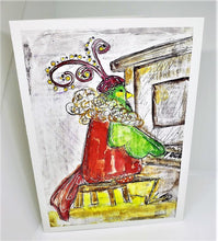 Load image into Gallery viewer, Fiona Belts out the Tunes Just Us Chicks Greeting Card