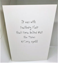 Load image into Gallery viewer, Fiona Belts out the Tunes Just Us Chicks Greeting Card