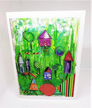 Load image into Gallery viewer, HOMES of the HEART on a HILL Greeting Card
