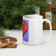 Load image into Gallery viewer, OH MY HEART White glossy mug