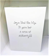 Load image into Gallery viewer, Joyce Loves the New Wig Greeting Card