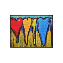 Load image into Gallery viewer, Hearts in a Row Heavy Duty Floor Mat
