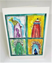 Load image into Gallery viewer, BEWARE!!! 4 Chicks on the Loose!!! Just Us Chicks Greeting Card
