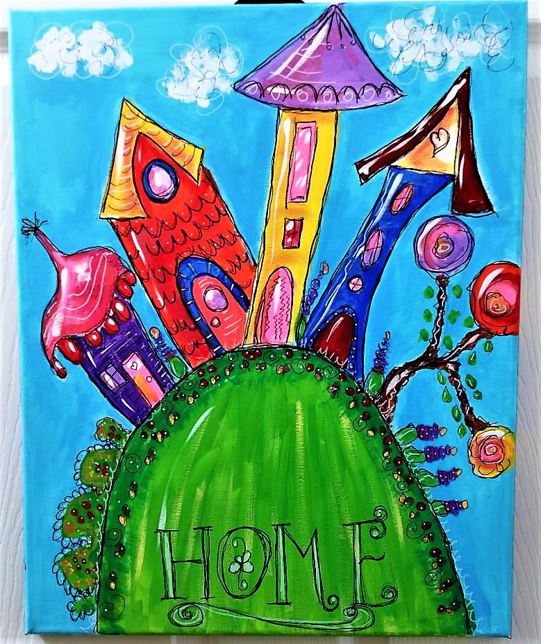 THURSDAY AUGUST 1 Whimsical City Painting Class