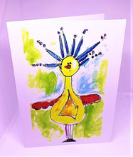 Load image into Gallery viewer, Bad Hair Day Bird Greeting Card

