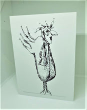 Load image into Gallery viewer, Chicken with a Huge Beak Greeting Card
