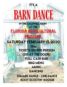 BARN DANCE AT THE FLORIDA AGRICULTURAL MUSEUM FEBRUARY 15