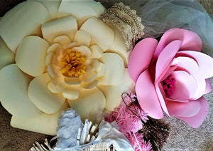 WEDNESDAY JULY 31 BRIDAL WORKSHOP  - GIANT PAPER FLOWERS