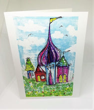 Load image into Gallery viewer, Little Elf Houses Greeting Card
