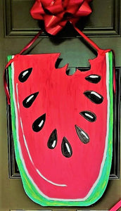 TUESDAY JULY 30 Watermelon Front Door Hanger Class