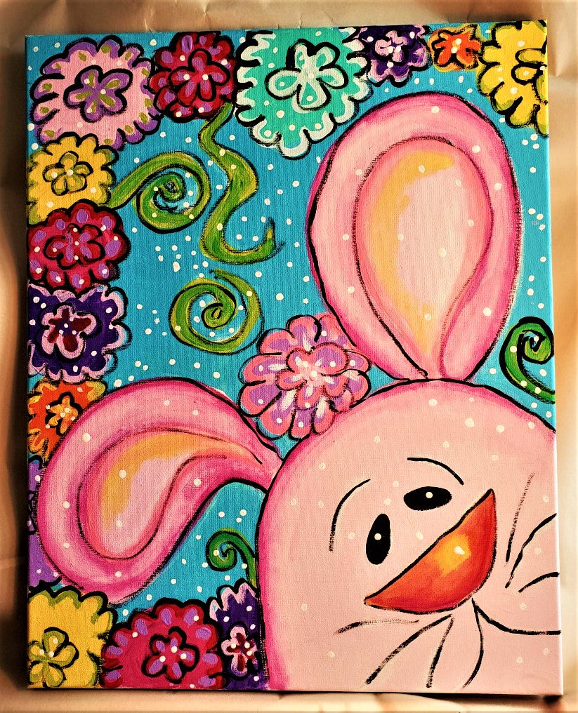 WEDNESDAY MARCH 11 Let's Paint a BUNNY at the Moonrise Brewing Company