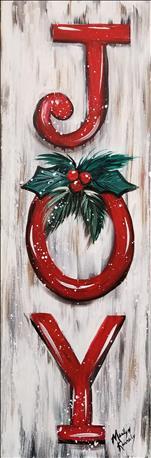 SUNDAY DECEMBER 8   Snowman or JOY! Front Porch Board Painting Class