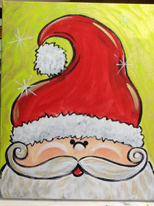 THURSDAY DECEMBER 5 Santa BELIEVE!! Painting Class