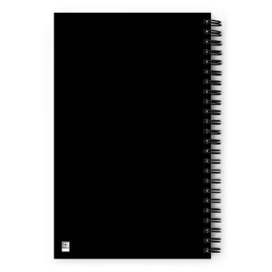 LADY IN HAT Spiral notebook