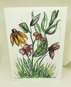 A Bouquet of Wild Flowers Greeting Card