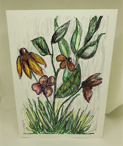 A Bouquet of Wild Flowers Greeting Card